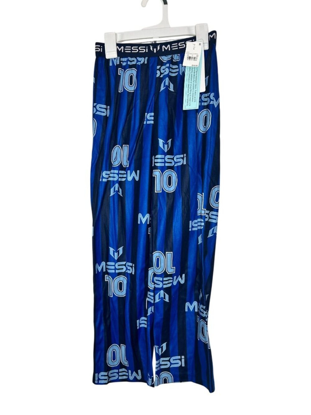 NWT Boys' Medium (M) Messi Pajama /Lounge Pants: Polyester Knit Machine Washable
